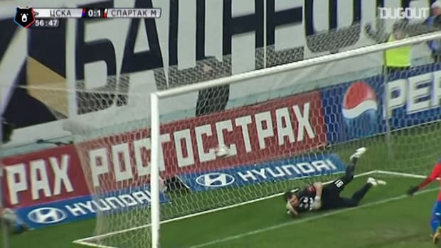 Honda's diving header against Spartak Moscow